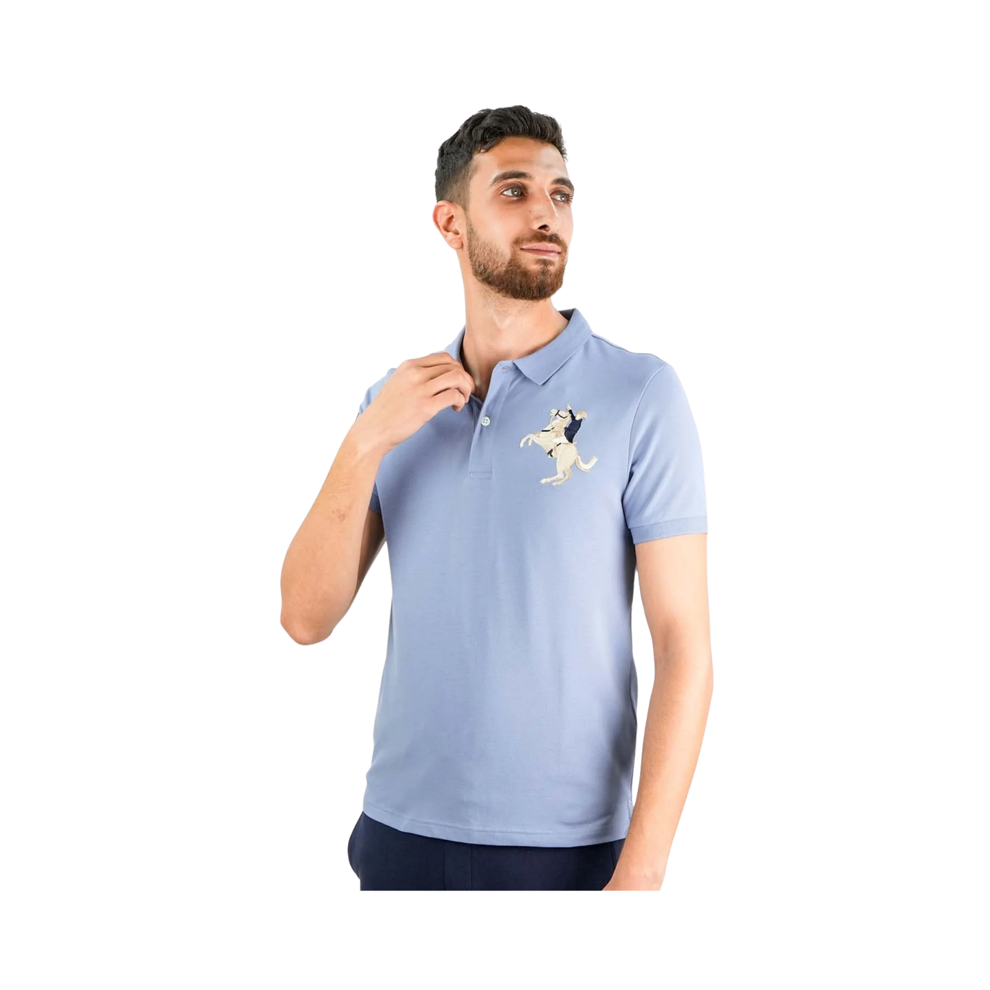 Slim Fit Cotton Napolean Polo