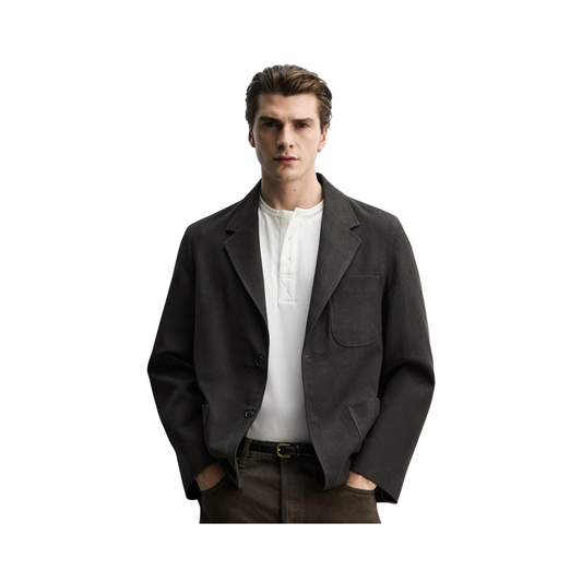 Pocket Wool Blend Blazer