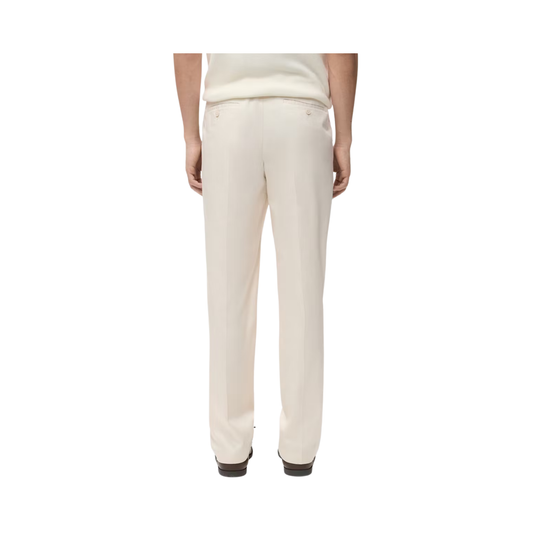 Regular-Fit Pleated Flowy Trousers