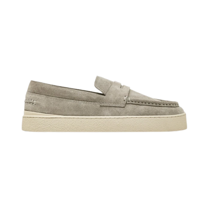 Soft Split Leather Penny Loafers