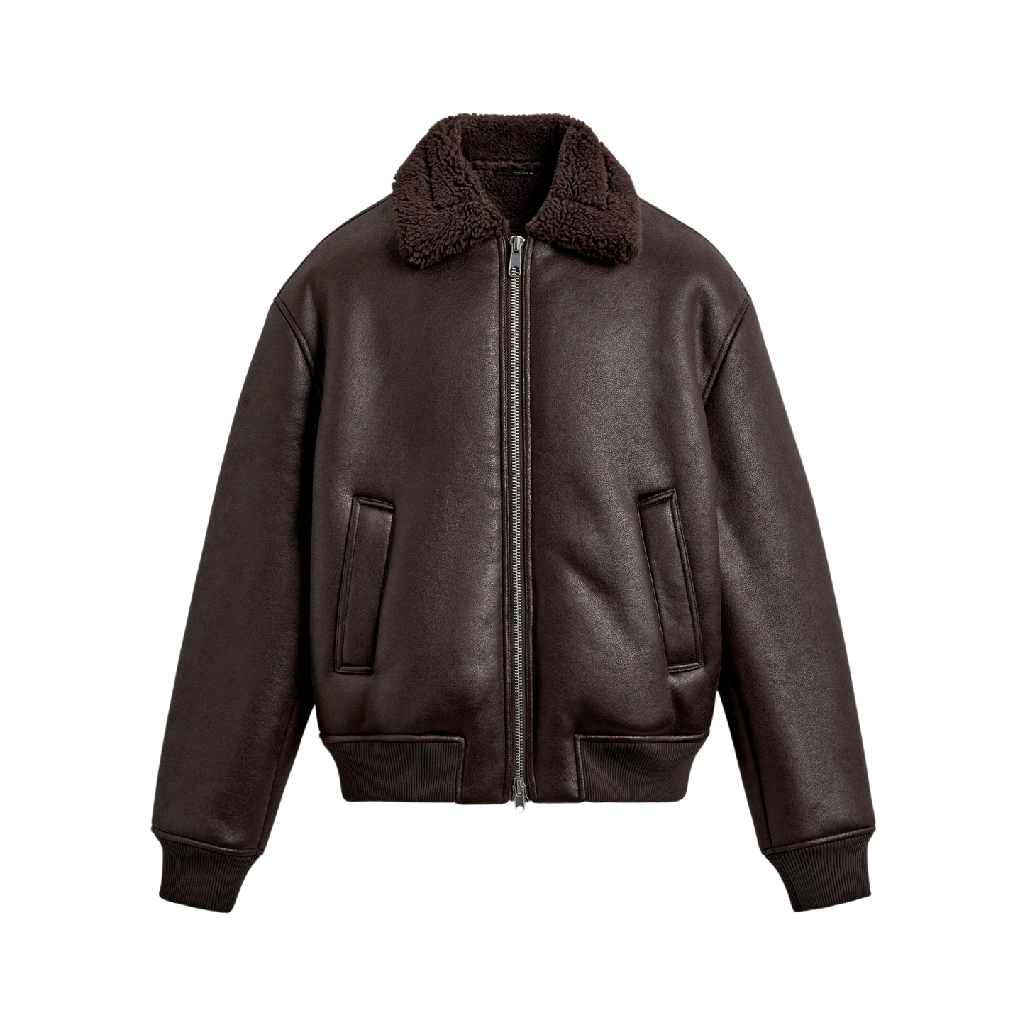 Double Faced Faux Leather Jacket