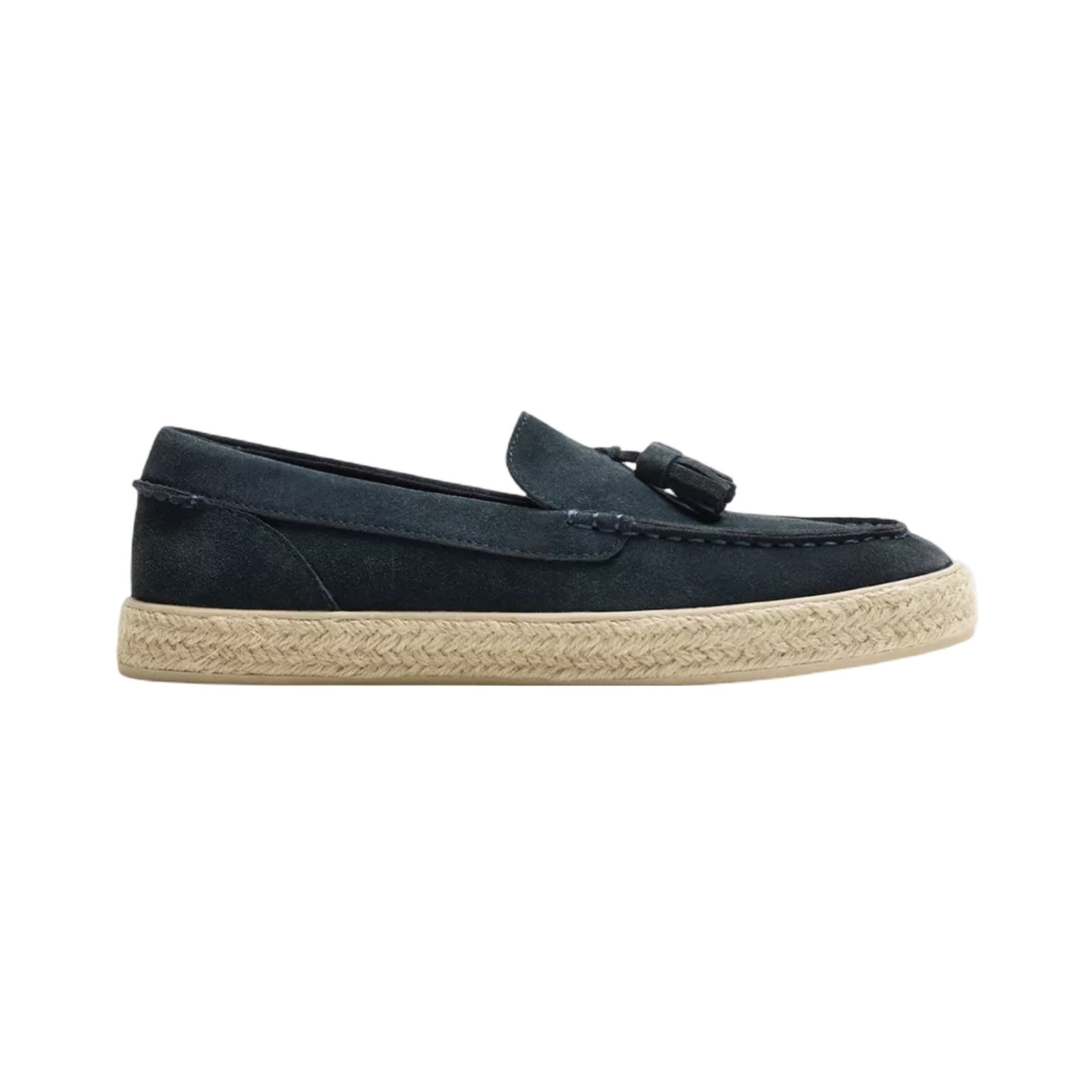 Causal Leather Jute Loafers