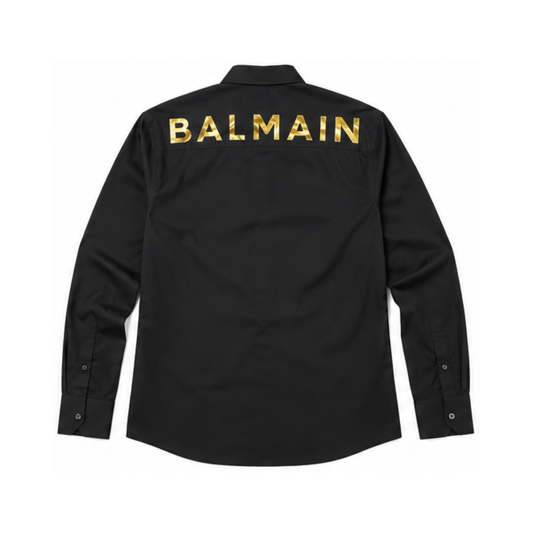 Black Shirt with Gold Logo