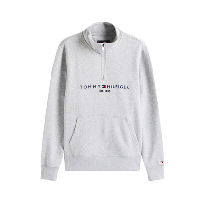 Embroidered Tommy Logo Quarter-Zip