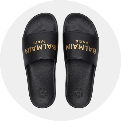 Balmain Paris Slides