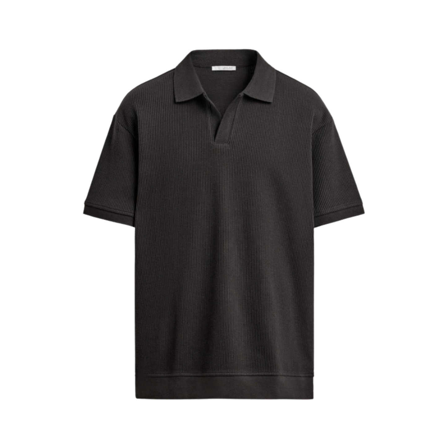Vertical Texture Polo Shirt