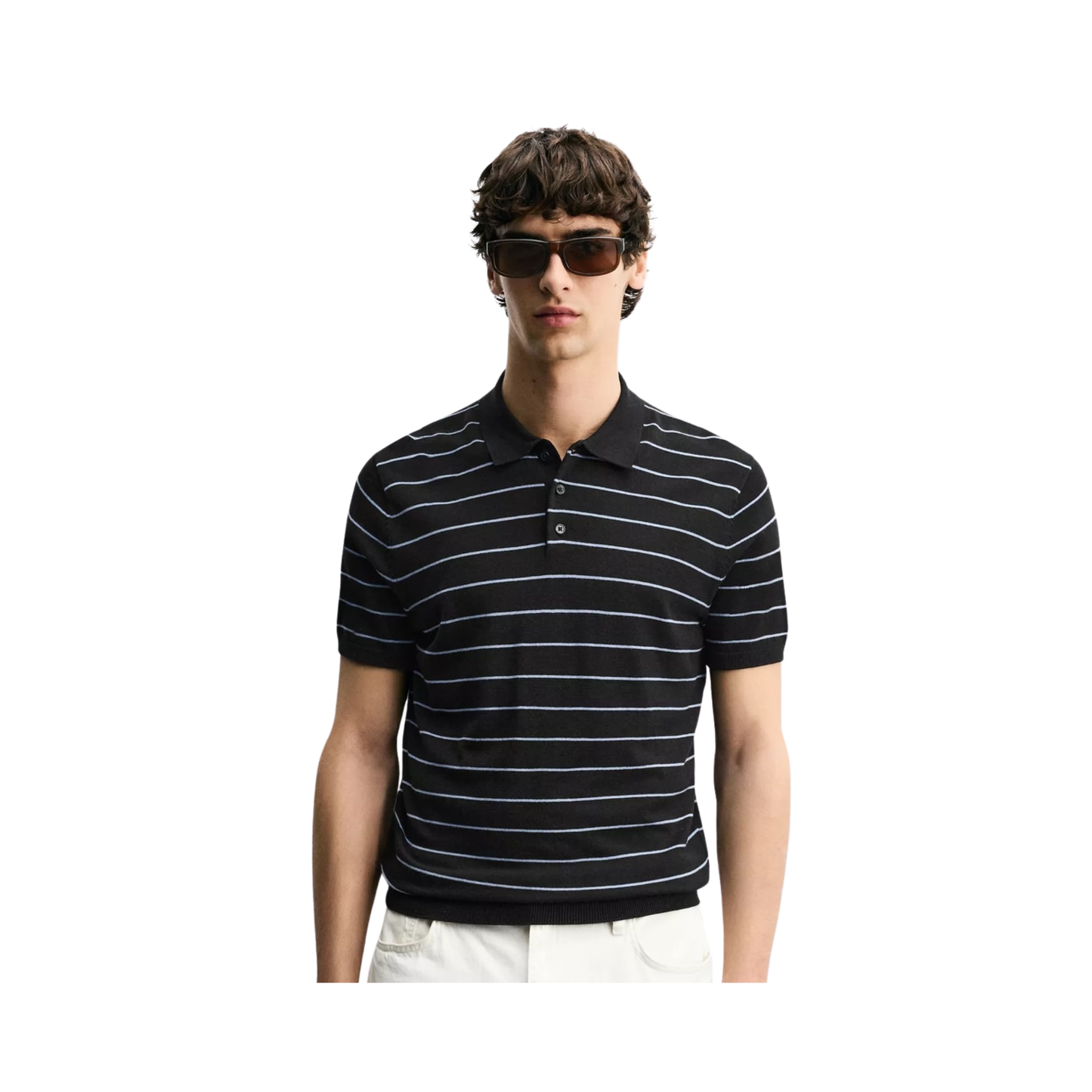 Regular Fit Knit Polo Shirt